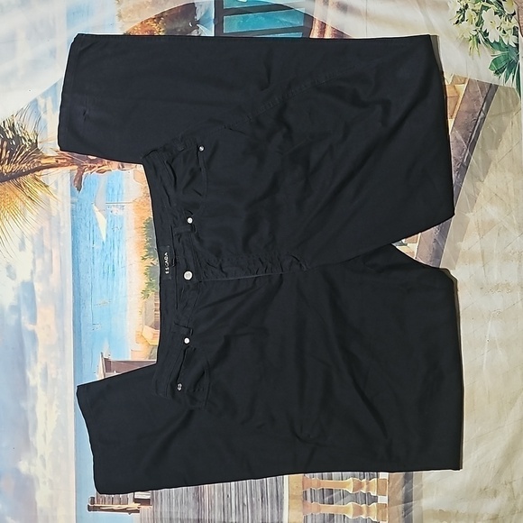 Escada Vintage Black Jeans Size‎ 12 - Picture 1 of 6